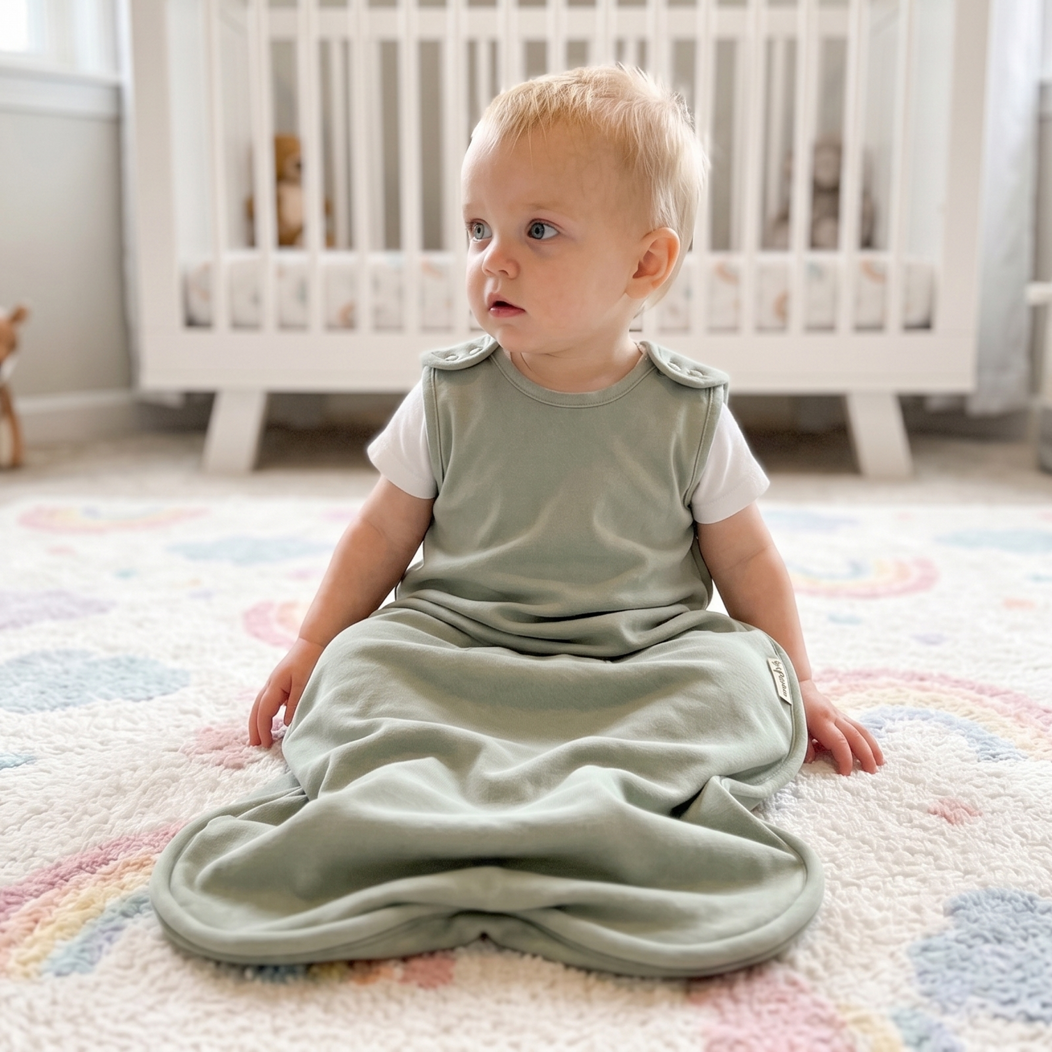 All seasons™ Merino Wool Baby Sleep Bag | Sage